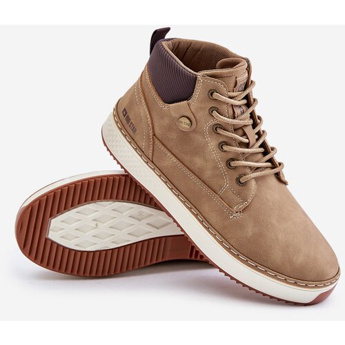 Big Star Lace-up men&amp;#039;s ankle boots Big Star Hi-Poly System brown Slike