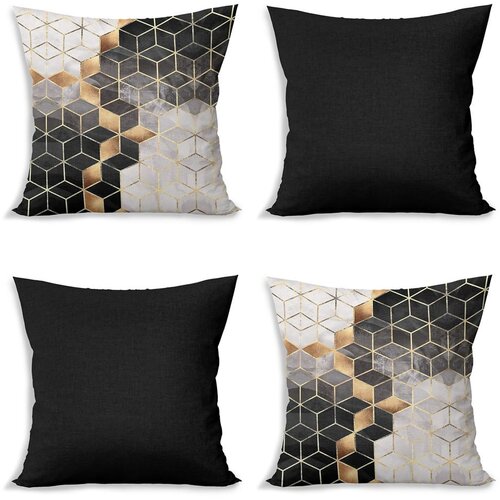 Minimalist Cushion Covers Prevleke za blazine 4 kos 43x43 cm Optic - Minimalist Cushion Covers Slike