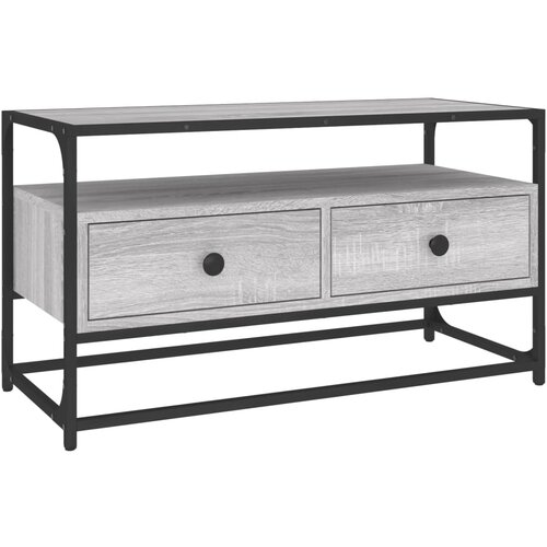 Maison Chic TV omarica - TV enota - Televizijska omarica siva sonoma 80x35x45 cm inženirski les, (21700257) Slike