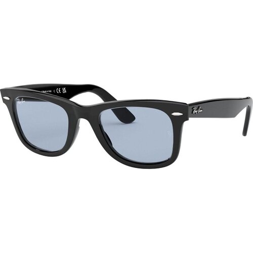 Ray-ban Wayfarer RB2140F 901/64 M (52) Črna/Modra Cene