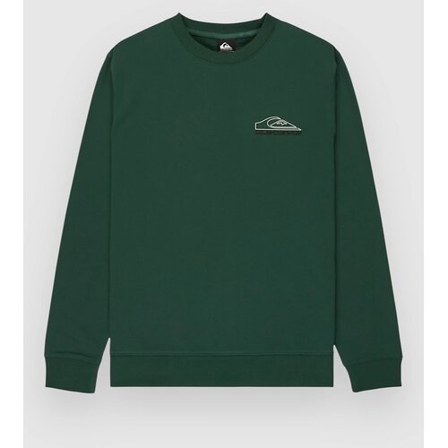 Quiksilver Basic Graphic Crew Pulover trekking green Cene