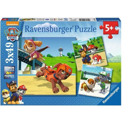 Ravensburger 3x49 delna sestavljanka Tačke na patrulji se igrajo 092390 Cene
