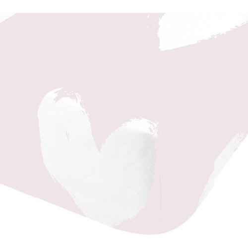 Catherine Lansfield Flanelska dječja plahta za krevet za jednu osobu 90x190 cm Hearts – Cijene