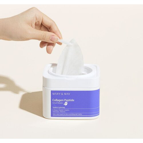 Mary&amp;amp;amp;May Mary&amp;amp;May Collagen Peptide Vital Mask 30 komada Slike