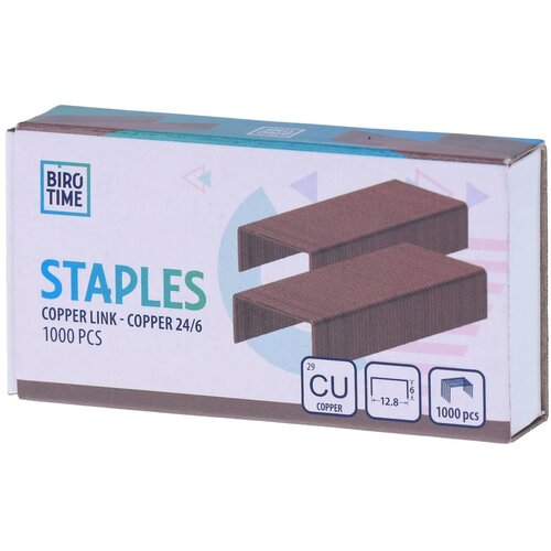 Biro time Copper link, klamerica, bakar, 24/6, 1000 kom Slike