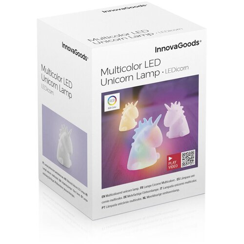  Večbarvna Svetilka Samorog LEDicorn InnovaGoods Slike