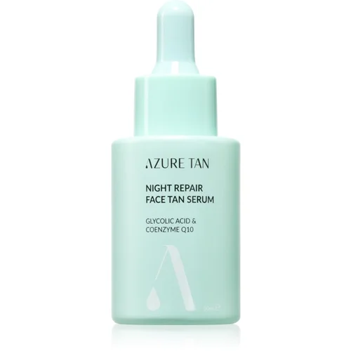 Azure Tan Night Repair serum za lice za samotamnjenje za noć 30 ml