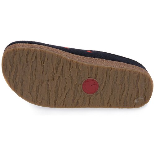 Haflinger Cokli CUORICINI MITTLEBLAU WOLLFILZ CALZ G Modra Cene