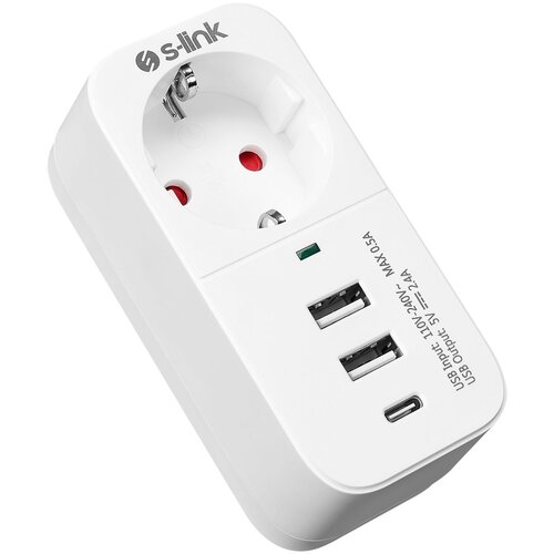 S-link 37373 prenaponska uticnica sl-011 2xusb 1xtip-c ( 18920 ) Cene