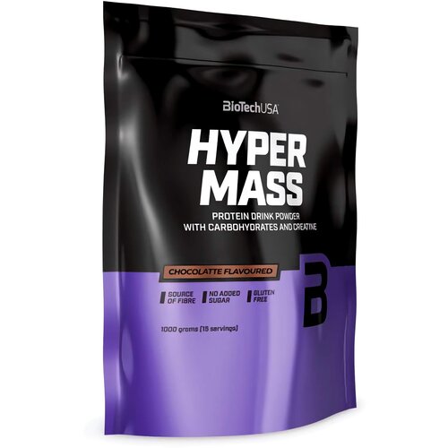 Biotechusa hyper mass 4000g - proteinski gainer za brzu masu - čokolada 1kg Slike