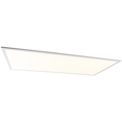 QAZQA Stropna svetilka iz jekla 120 cm z LED z daljinskim upravljalnikom - Liv Cene