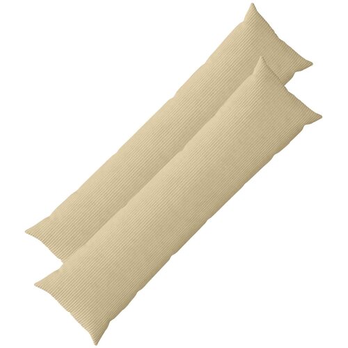  Presvlaka za jastuk 2 kom. HEERLEN Siva zelena 40 x 145 cm Kord Cijene