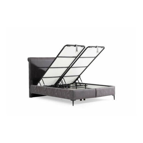 Hanah home bračni krevet visage 140 x 200 dark grey Slike