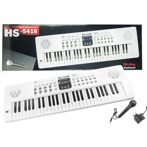  Klavir HS5416 sa 54 tipke (70 cm) - bijele Cijene