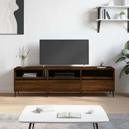 VidaXL TV omarica rjava hrast 150x30x44,5 cm inženirski les Slike