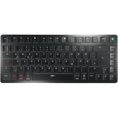 Cherry KW X ULP 2.0 MINI keyboard Home /Office USB + RF Wireless + Bluetooth QWERTZ German Black Cijene