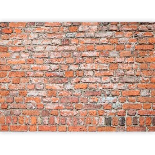  Foto tapeta - Loft Wall - Pattern Imitating an Old Red Brick 400x280 Standard Slike