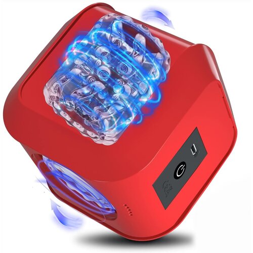 SuperLove Pleasure Box Masturbator Red Slike