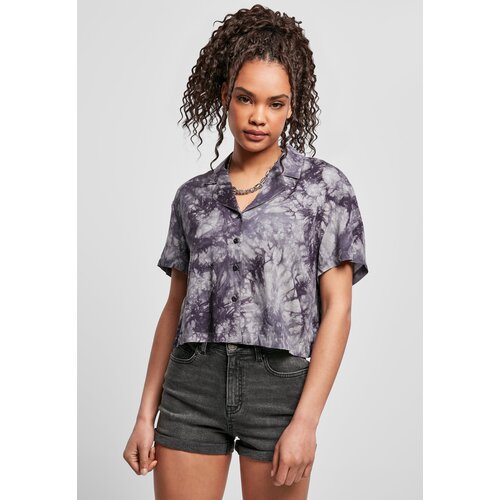 Urban Classics Women&amp;#039;s Viscose Tie Shirt Dye Resort Dark Slike