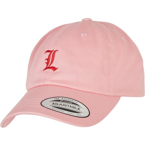 Mister Tee Letter Pink Low Profile Cap L Cene