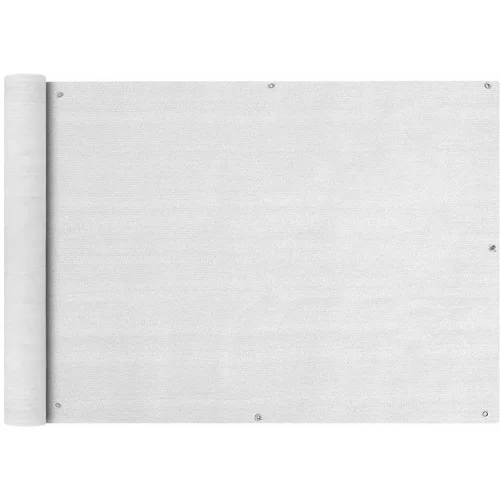 Balkonska Zaštita HDPE 75x400 cm Bijela