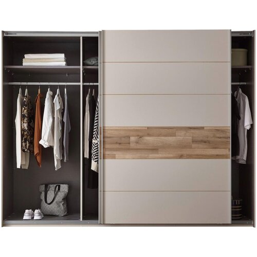 Modern Living omara z drsnimi vrati cadore, barva &amp;scaron;ampanjca, hrasta, 270cm Slike