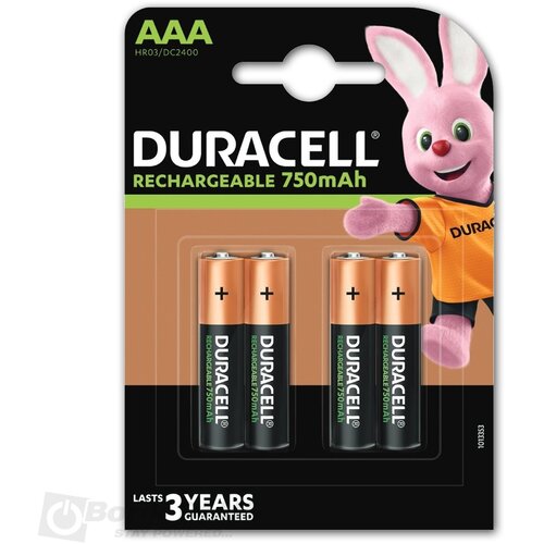 Duracell HR03 (AAA) Ni-MH punjiva baterija 1.2V Slike