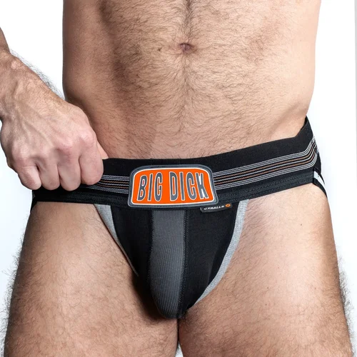 Oxballs OXJOK BULGER Pumper Slider Jock Black Iron M