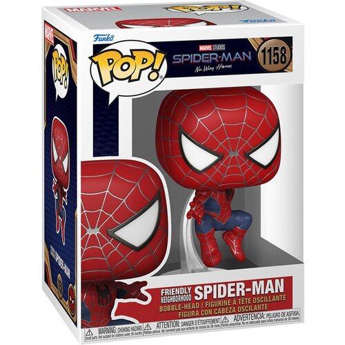 Funko Bobble Figure Marvel - Spider-Man POP! No Way Home - Friendly Neighborhood Spider-Man Cene