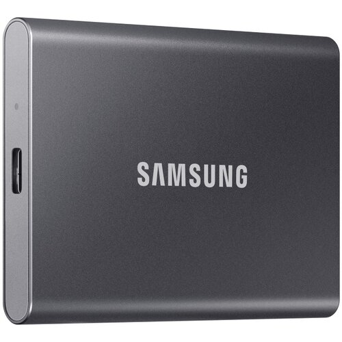 Samsung portable T7 2TB sivi eksterni ssd MU-PC2T0T Slike
