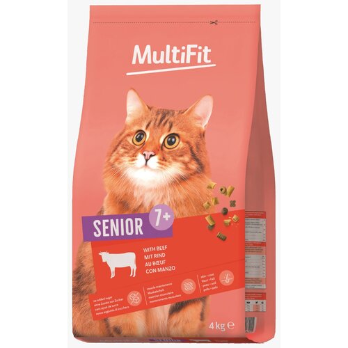MultiFit Cat Senior govedina Cene
