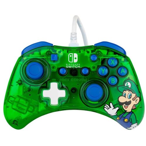 Olimp Sport Nintendo Switch Wired Controller Rock Candy Mini Luigi Cene