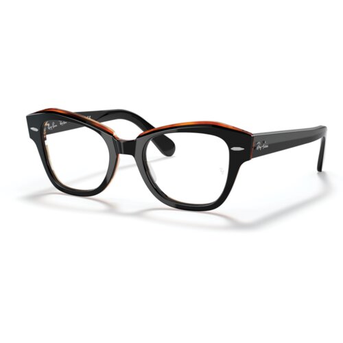 Ray-ban Okvir za naočare State Street 0RX5486 8096 46-48, Ženski, Crni Cene