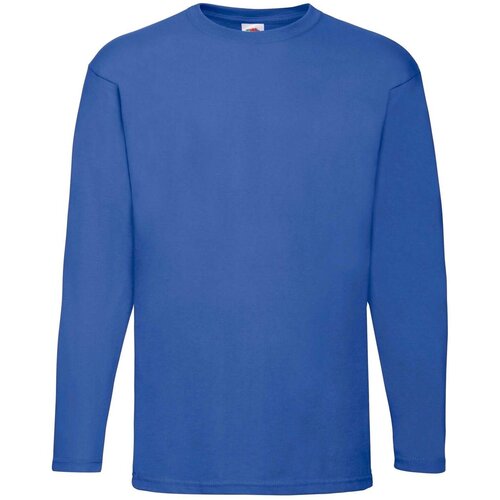 Fruit Of The Loom Blue Valueweight Men's Long Sleeve T-shirt Cijene