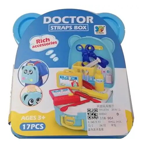Magic Toys Lječnički set u plavom kovčegu Cene