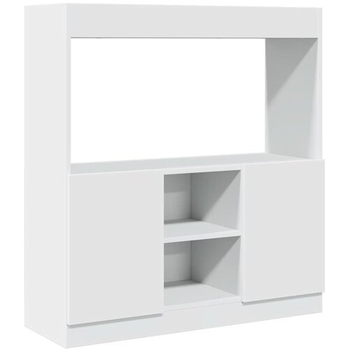 Maison Chic Visoka omara - Komoda - Predalnik bela 92x33x100 cm inženirski les, (21720844) Cene
