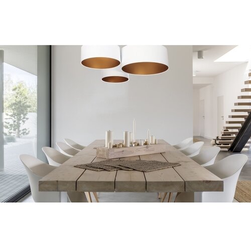  plafonsko svetlo space 3xE27/60W/230V belo/zlatno Slike