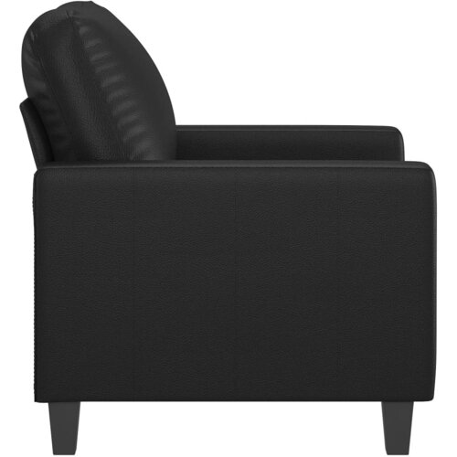  Fotelja crna 60 cm od umjetne kože Slike