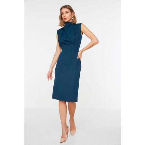 Trendyol Ženska obleka High Collar Cene