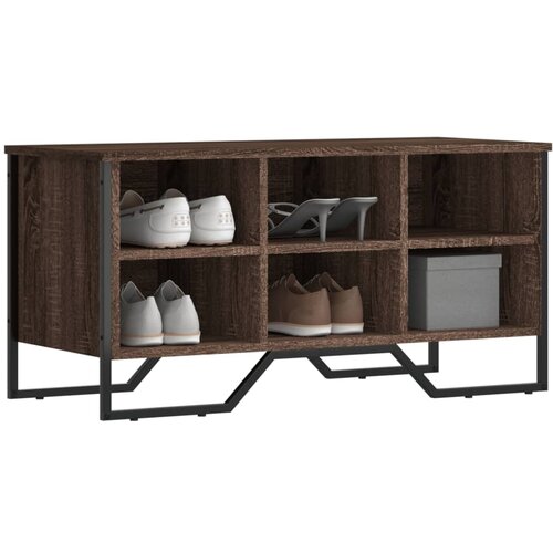 vidaXL Ormarić za cipele boja hrasta 90x38x45,5 cm konstruirano drvo Cijene
