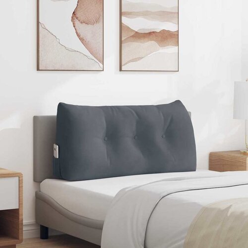  Jastuk za leđa Tamno siva 100 x 24 x 50 cm Baršun Cene