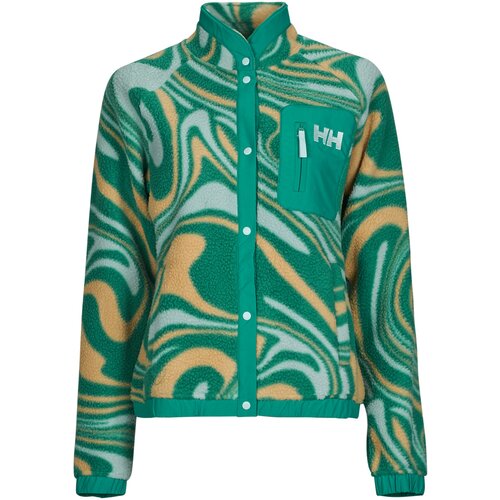 Helly Hansen Flis W IMPERIAL PRINTED PILE SNAP Zelena Cene
