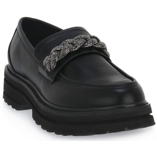 Kharisma Mokasini MOCASSINO TRECCIA STRASS Črna Slike