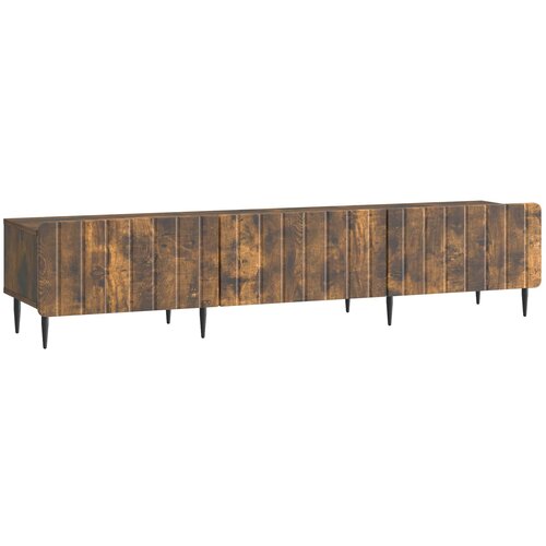 vidaXL TV ormar Dimljeni hrast 147 x 34 5 x 32 cm Konstruirano drvo - Dimljeni hrast Cene