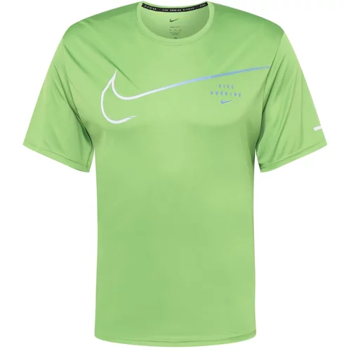 Nike Tehnička sportska majica 'Miler' plava / zelena / bijela