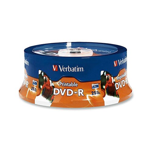  DVD-R, VERBATIM,4,7 GB,16X, spindle 25 KOM PRINTABLE Cene