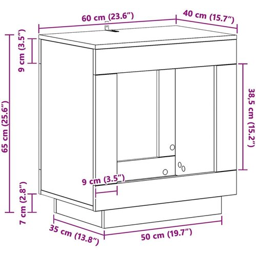  Bocni stol Staro drvo 60 x 40 x 65 cm Konstrukcijsko drvo Slike