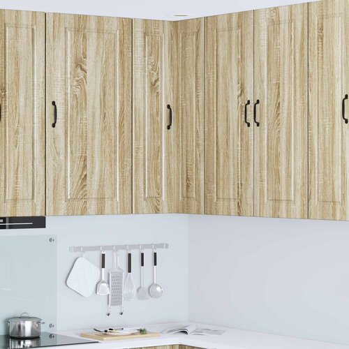  Zidni kutni ormar Sonoma hrast 57 x 57 x 100 cm Slike
