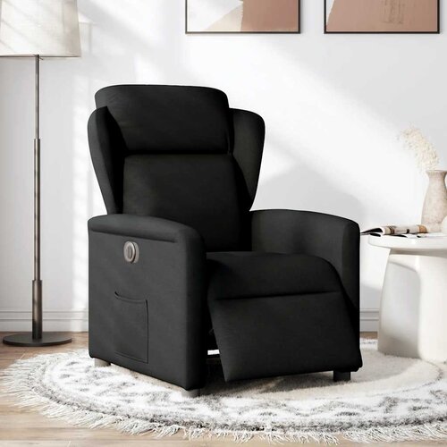 Maison Chic Električni naslanjač - Relax naslanjač črno blago, (22061296) Cene