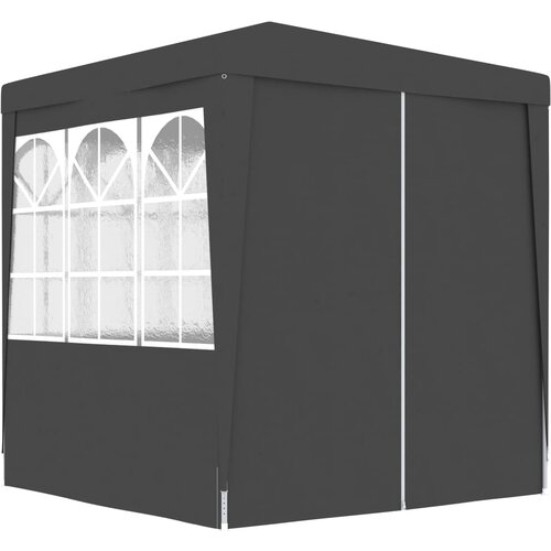 vidaXL Profesionalen vrtni šotor s stranicami 2x2 m antraciten 90 g/m² Cene